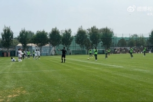 教学赛国安一线队5-4击败U21队，法比奥、方昊双响张稀哲破门