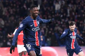 完美体育在线-登贝莱连续5场欧冠比赛参与进球，职业生涯首次做到这一点